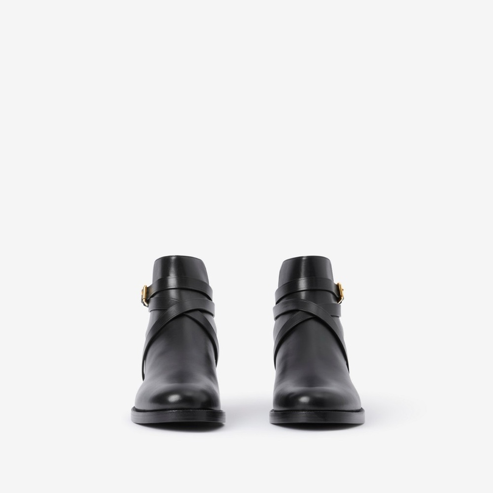 NWOT Burberry Women’s Check and Leather Boots 🇬🇧 - Picture 7 of 9